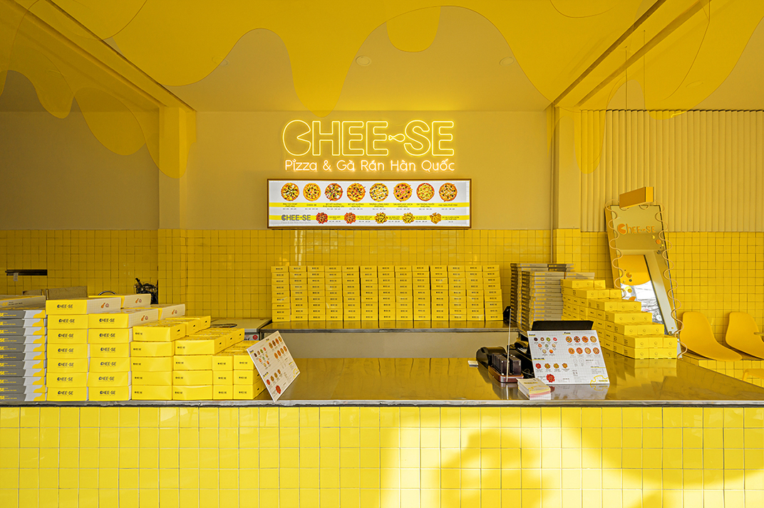 超可爱的餐厅灵感来自一层融化的奶酪 ，越南 | Designed by Ksoul Studio - 甜品店 - 餐厅LOGO-VI空间设计-全球餐饮研究所-10