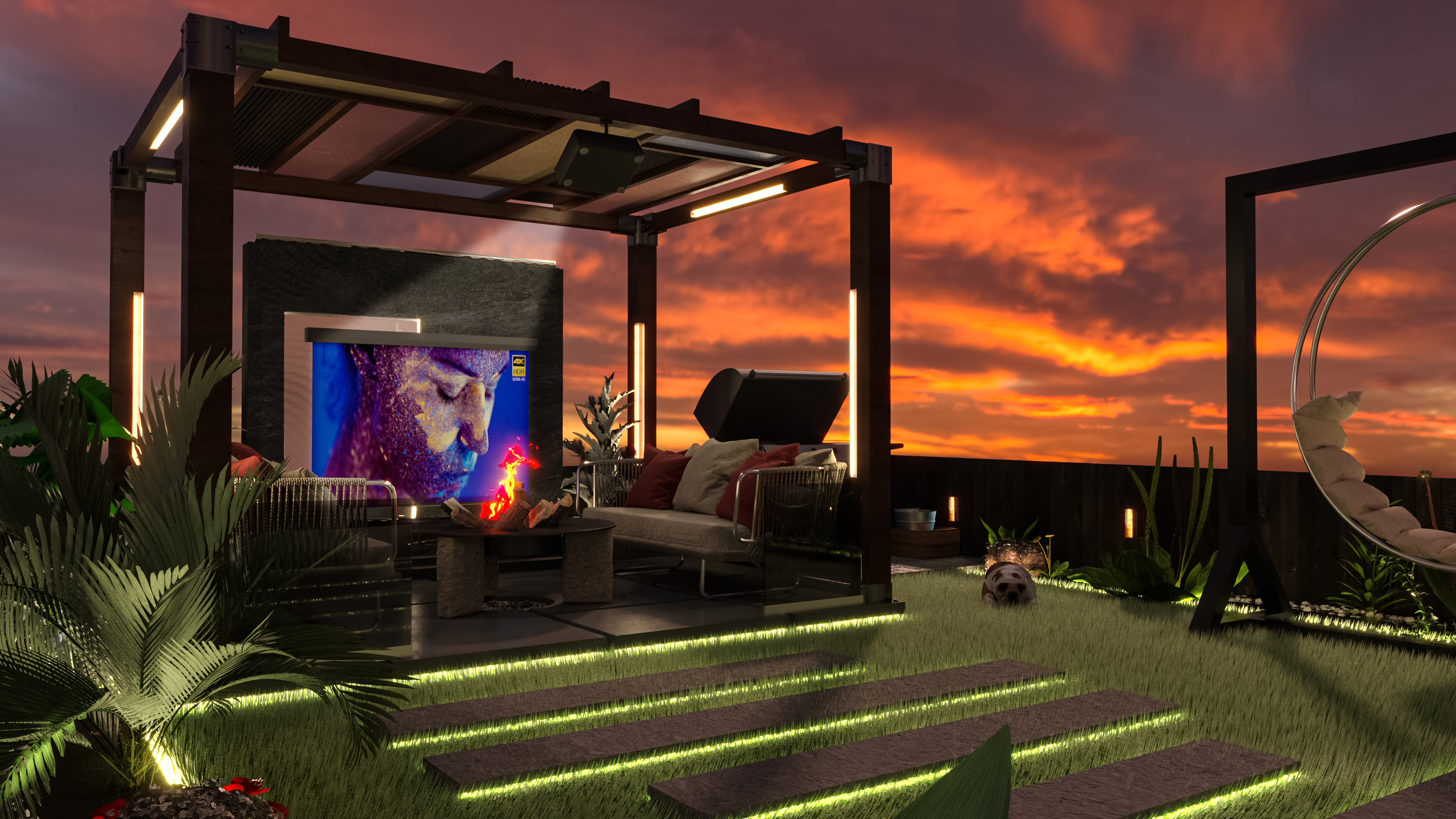 海德公园山景别墅丨埃及开罗丨Atrium Design  Ahmed Rabie-37