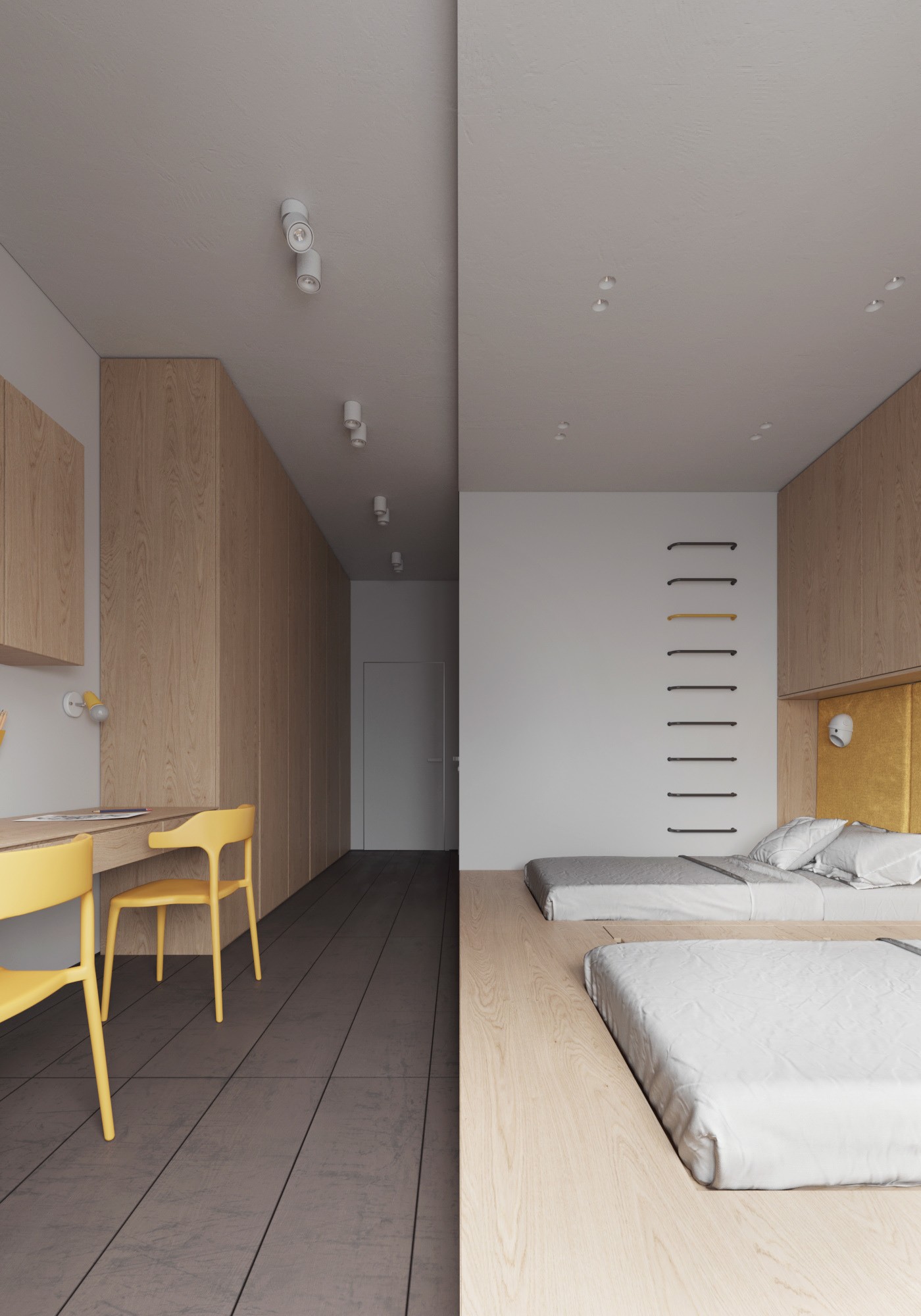 高级黑 极简别墅设计！-69