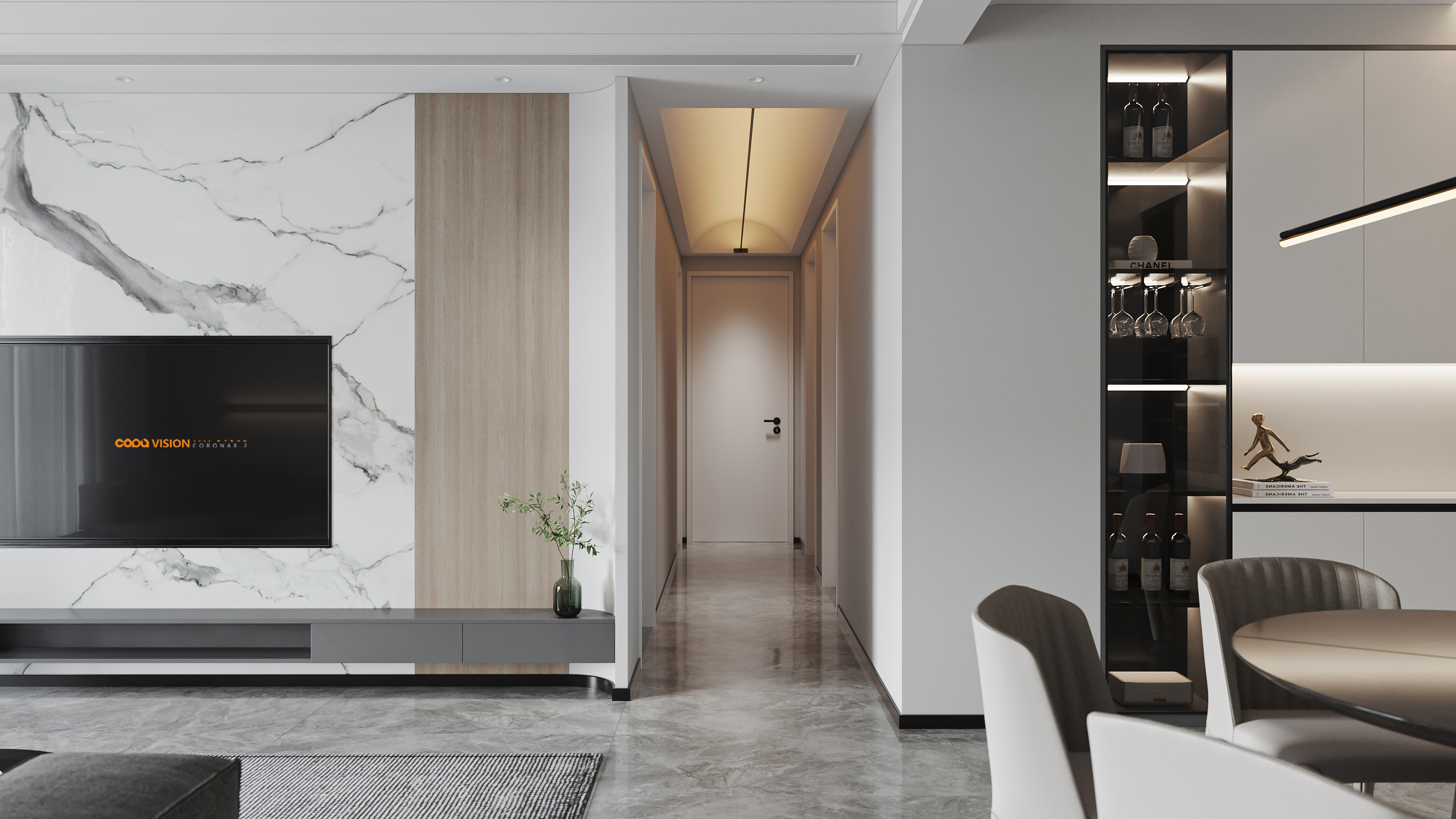 靠背视觉 2022 年中下旬家装效果图表现作品-52