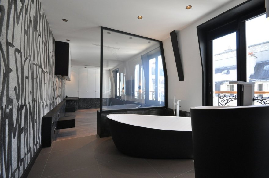 巴黎老城区时尚公寓丨法国巴黎丨MYSPACEPLANNER公司-15