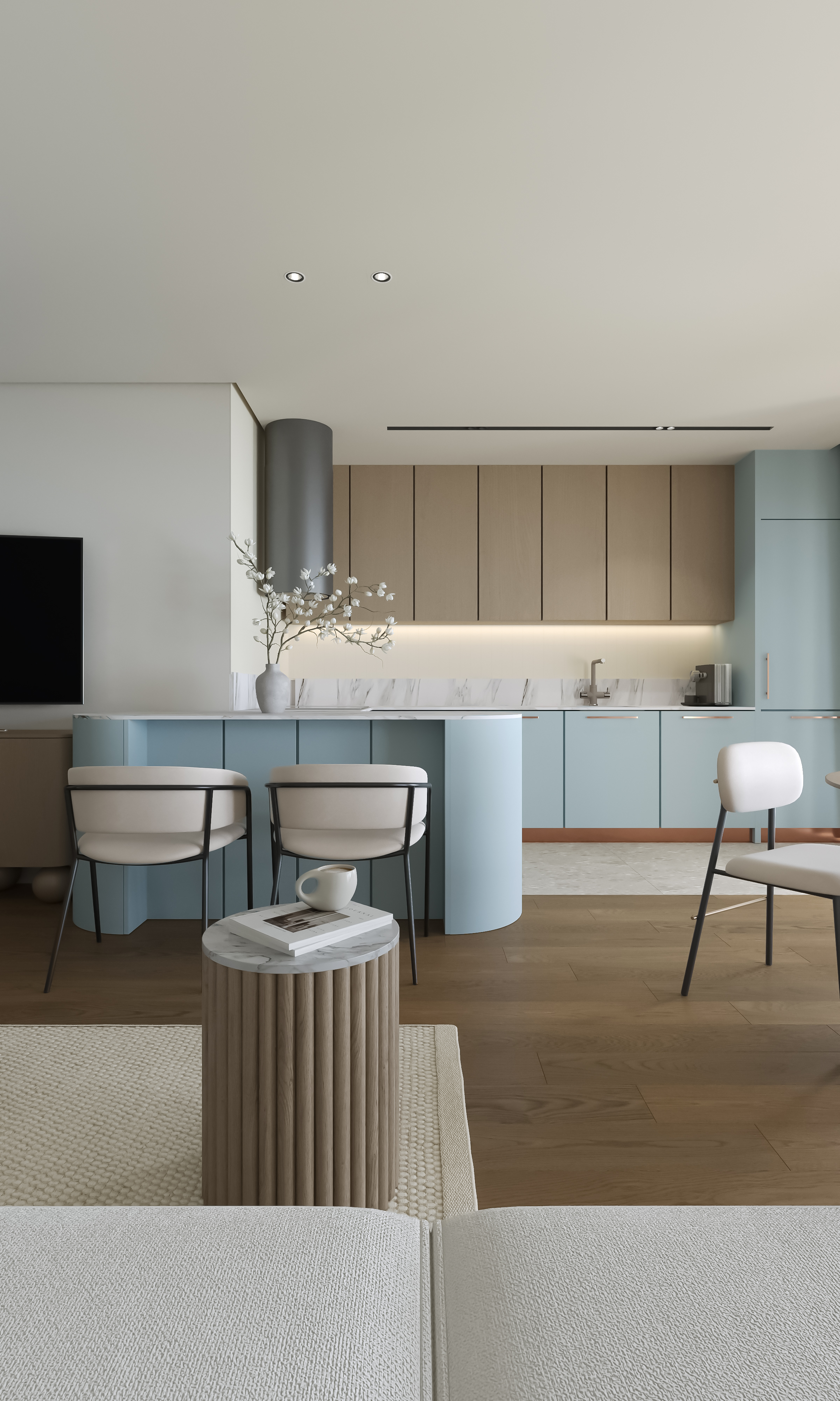 living room - kitchen-4