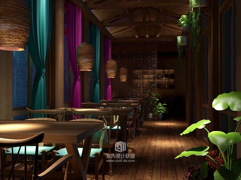 主题餐厅设计-杭州绿茶餐厅设计-10