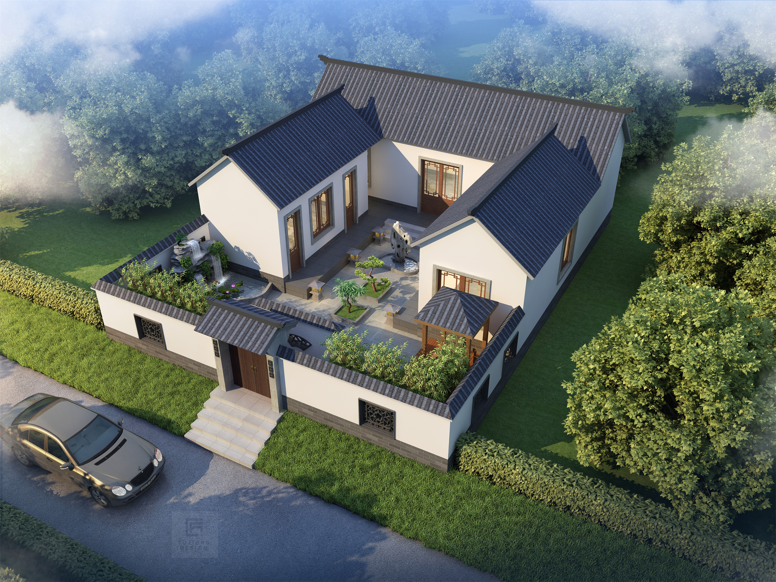 绝了！他的古建效果图是怎么做的啊...-5