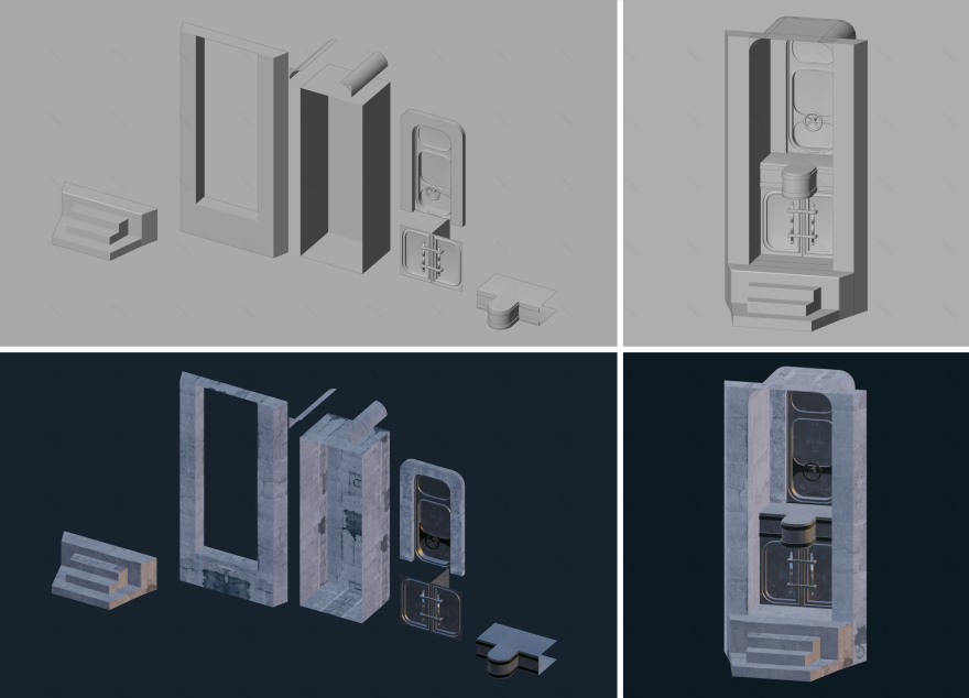 视频游戏虚拟空间之特别审判法庭室内设计-13