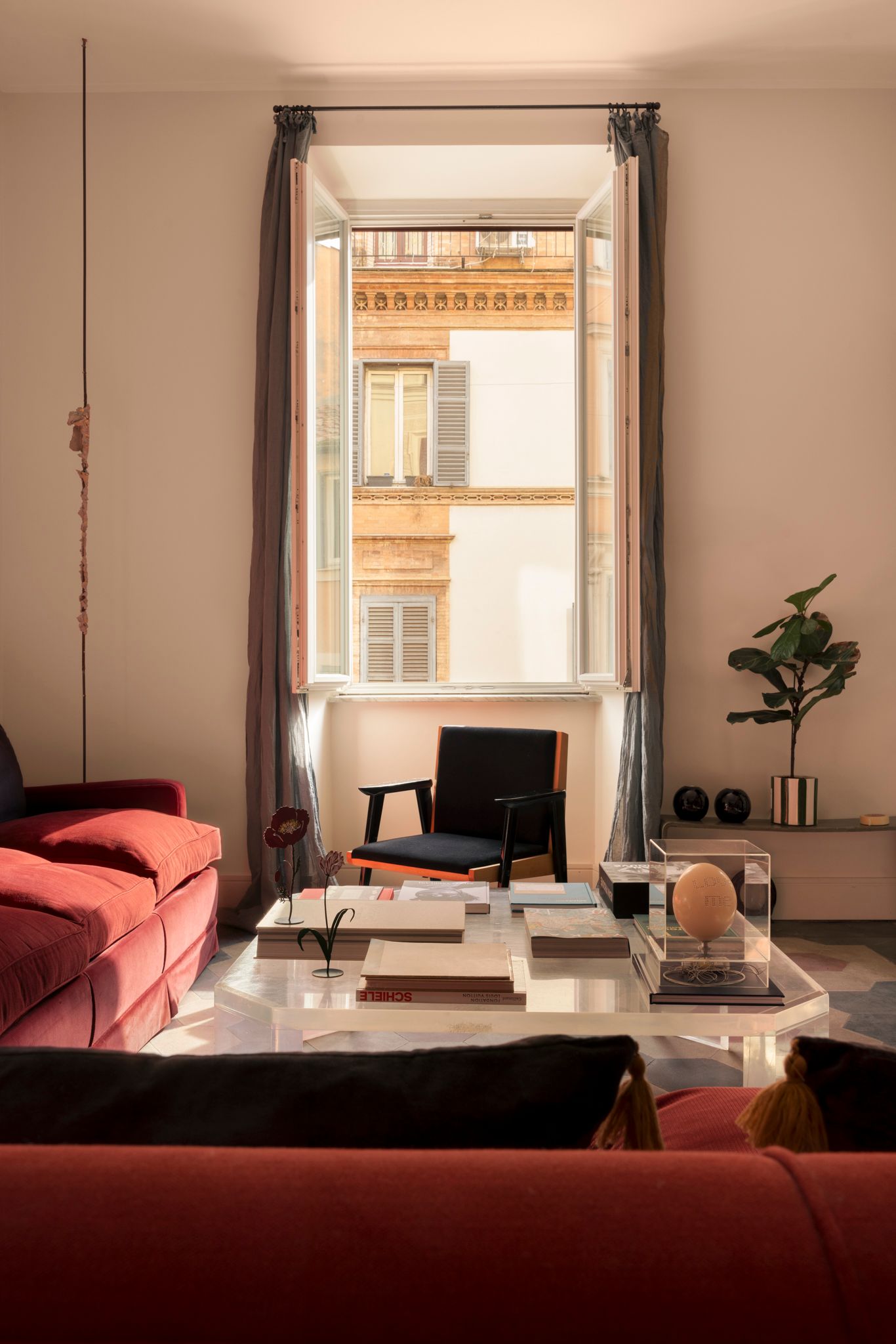 罗马某当代复古风格公寓改造丨意大利罗马丨Studio Malià-9