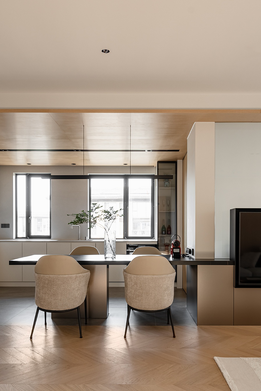 暖色原木风 · 义乌蒲荷花苑住宅设计-13