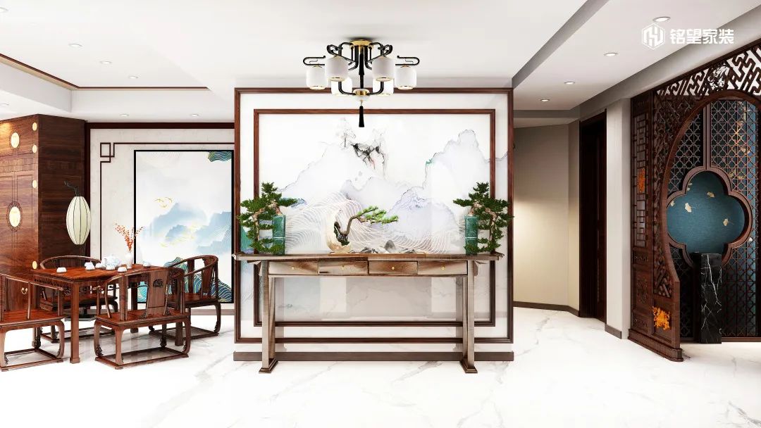 世茂滨江新城新中式养老房丨铭望装饰-18