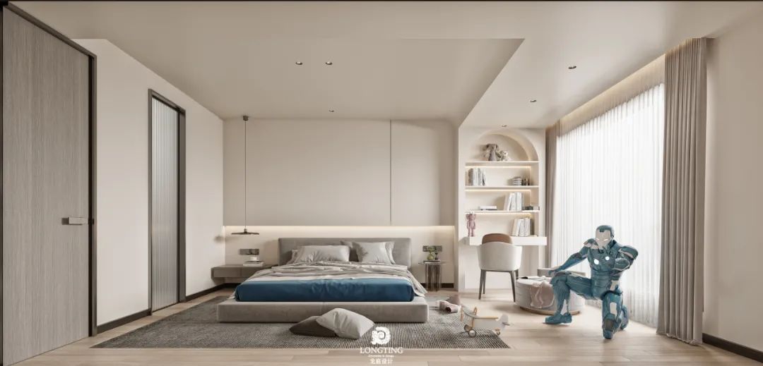 西山宸院现代简约别墅设计丨LONGTING DESIGN-86