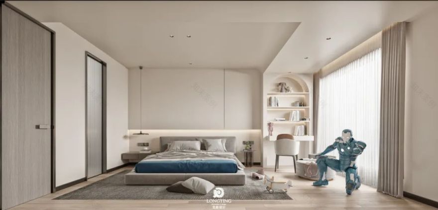 西山宸院现代简约别墅设计丨LONGTING DESIGN-86