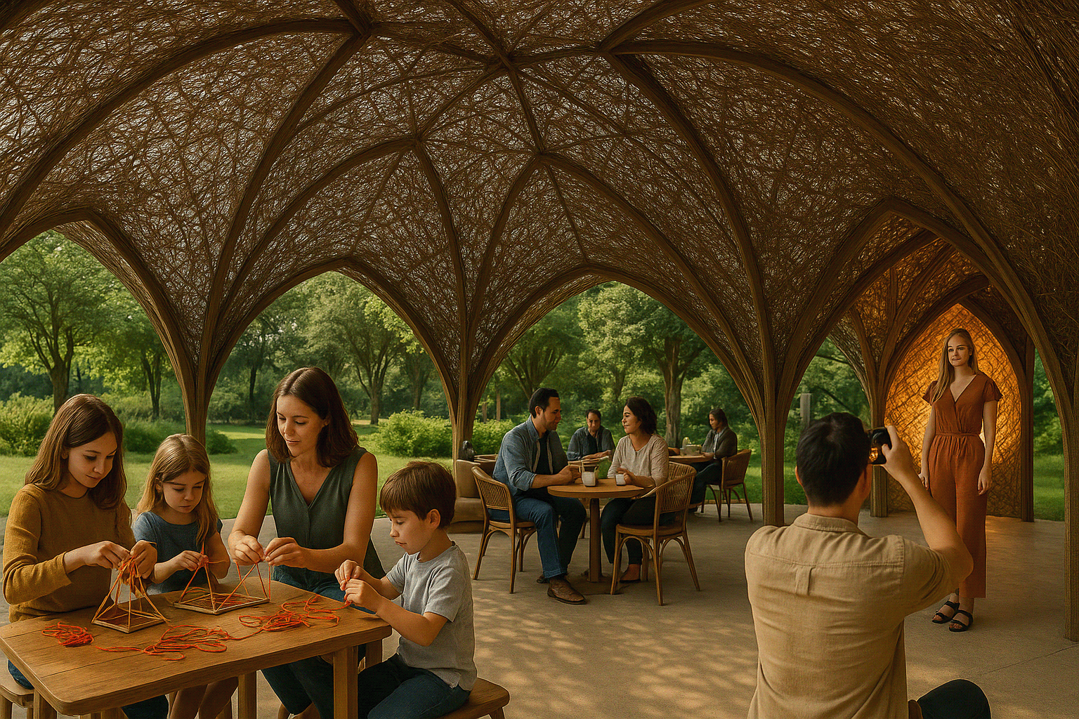 Woven Biomimicry Pavilion（编织仿生馆）-24