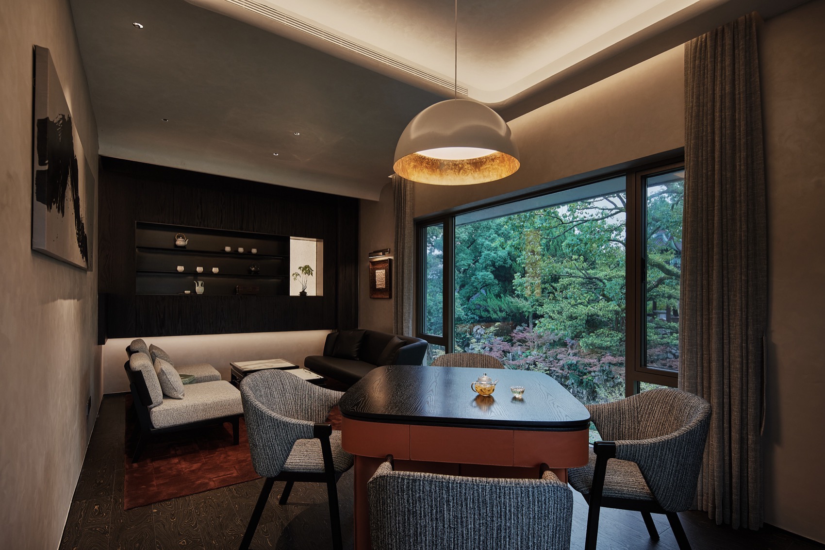 浙江西子宾馆·西园茶馆丨中国杭州丨杭州诺瓦空间设计-92