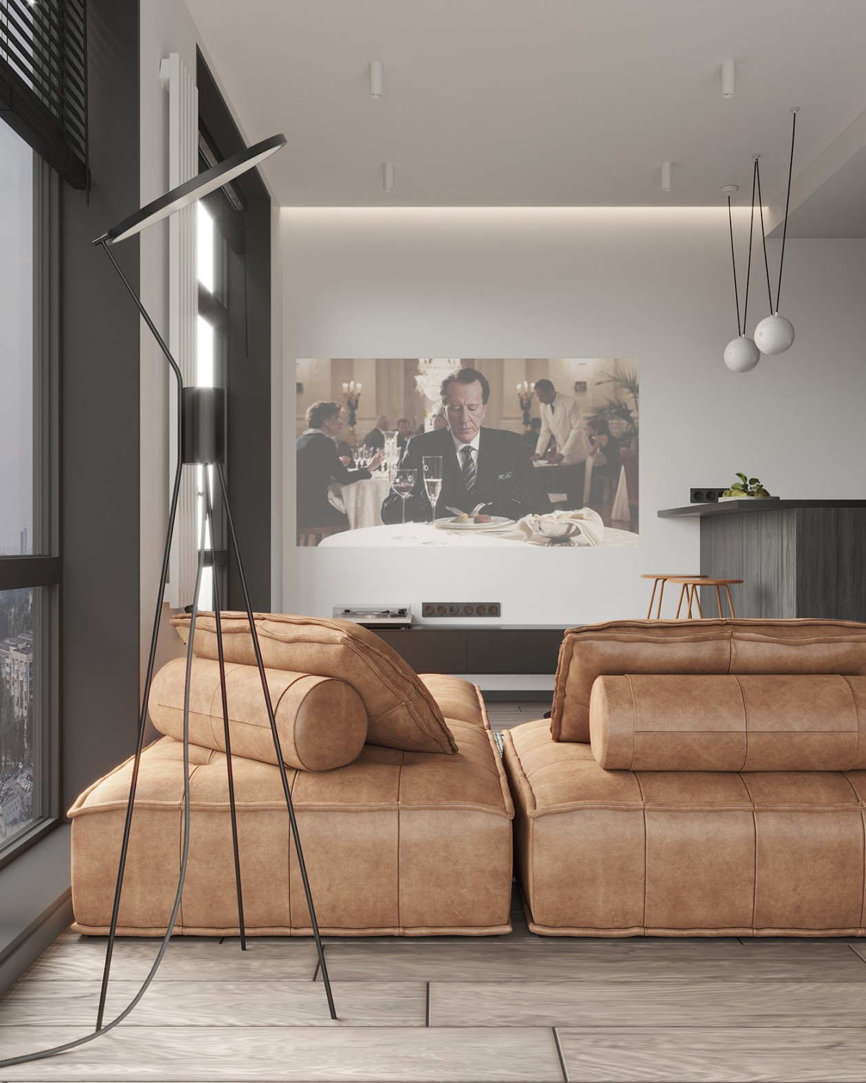 78.9㎡简约风公寓设计 太有感觉了吧！-3