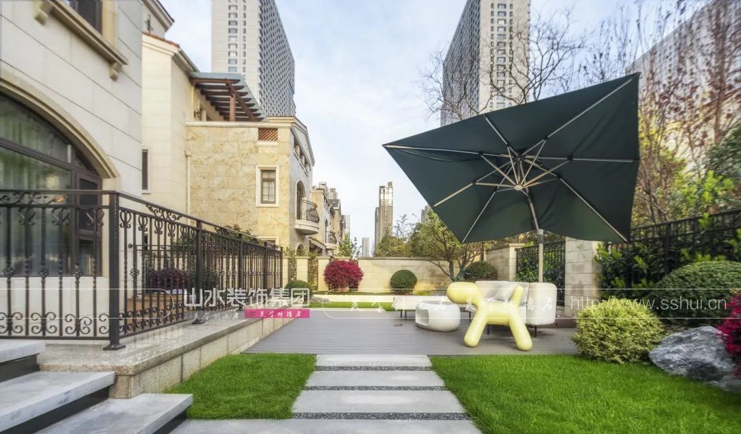 现代轻奢别墅设计丨山水装饰集团-95