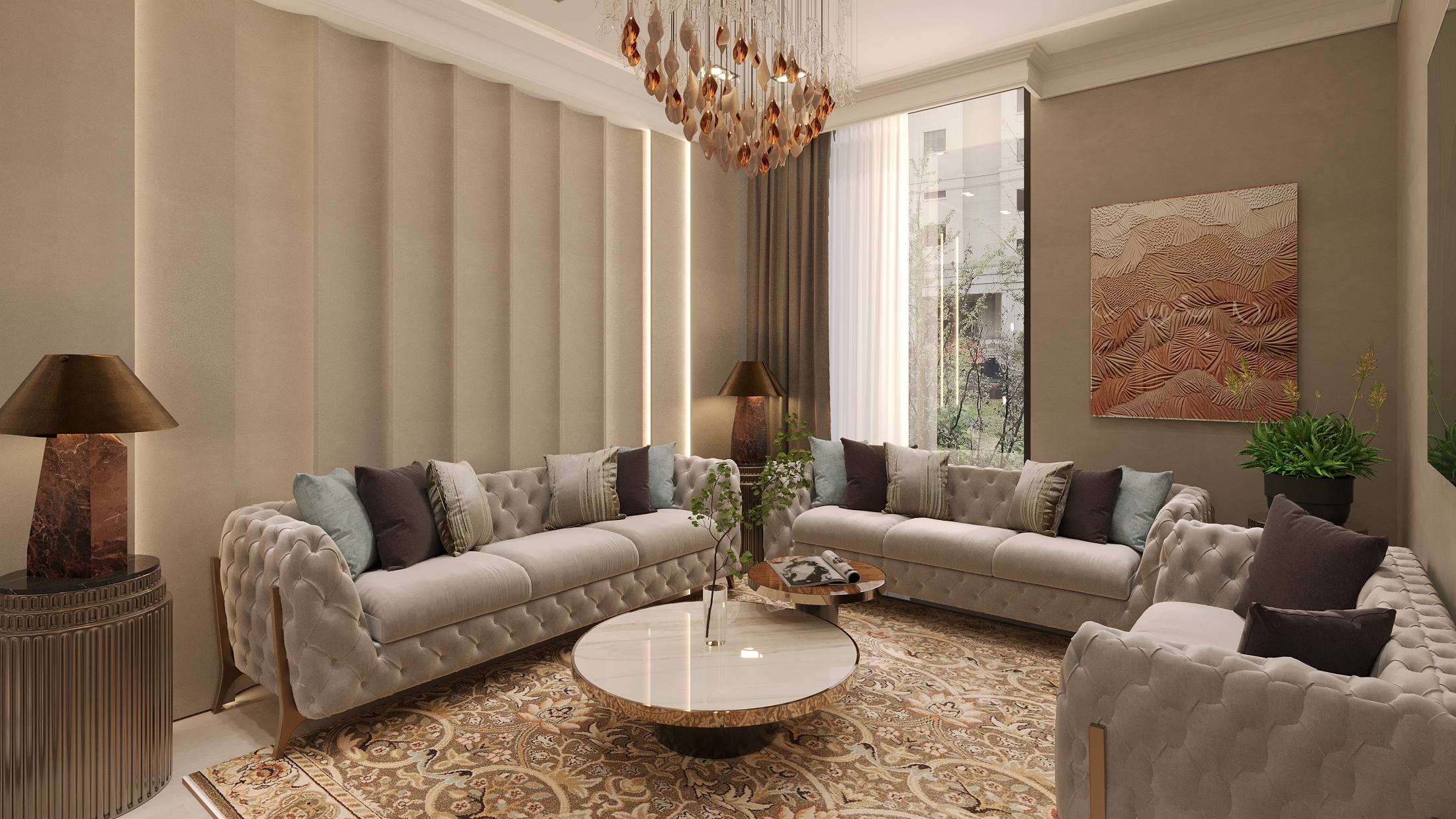 living , drawing, dining-2