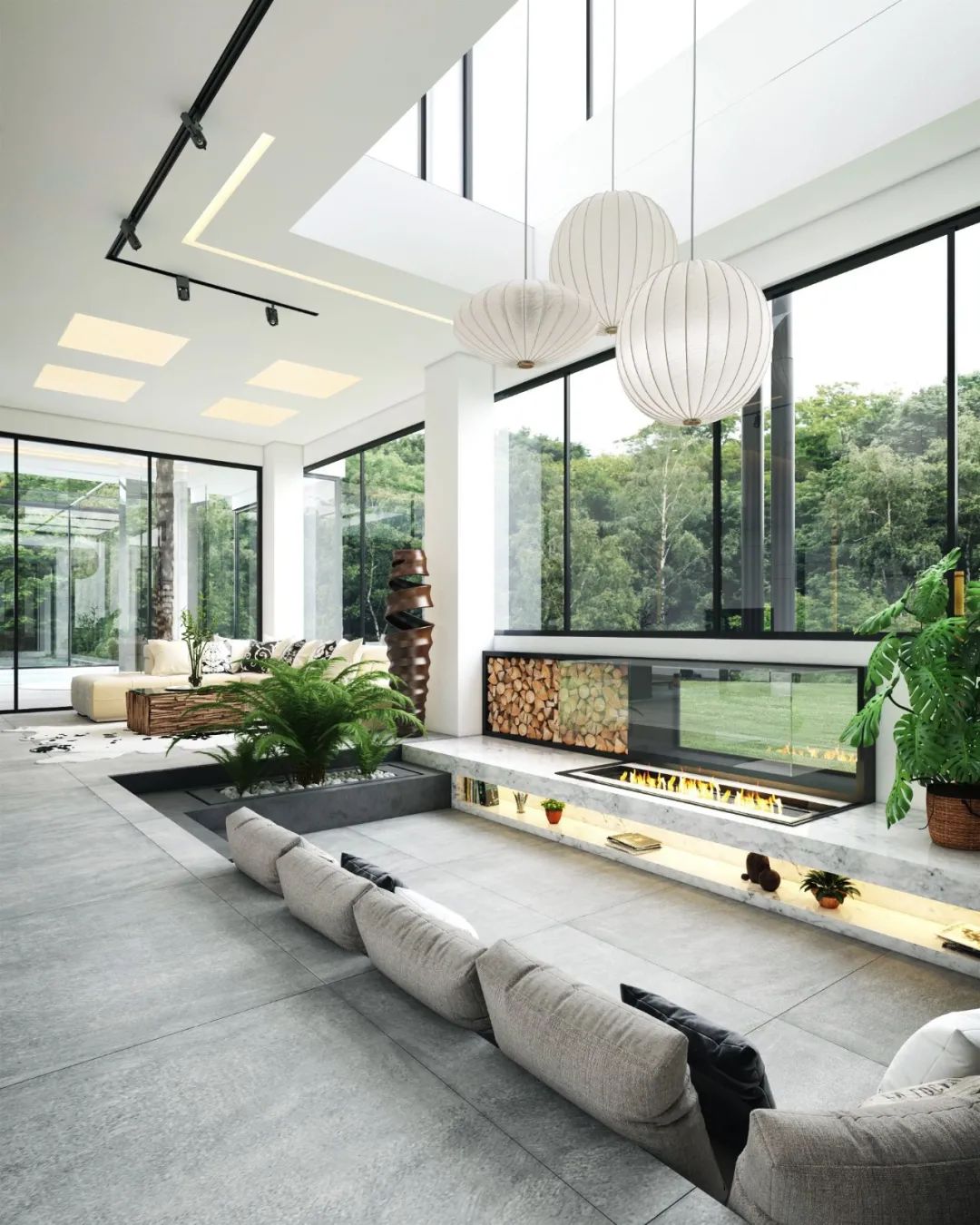 伊朗 800㎡简约别墅，东西向规划保通风-19