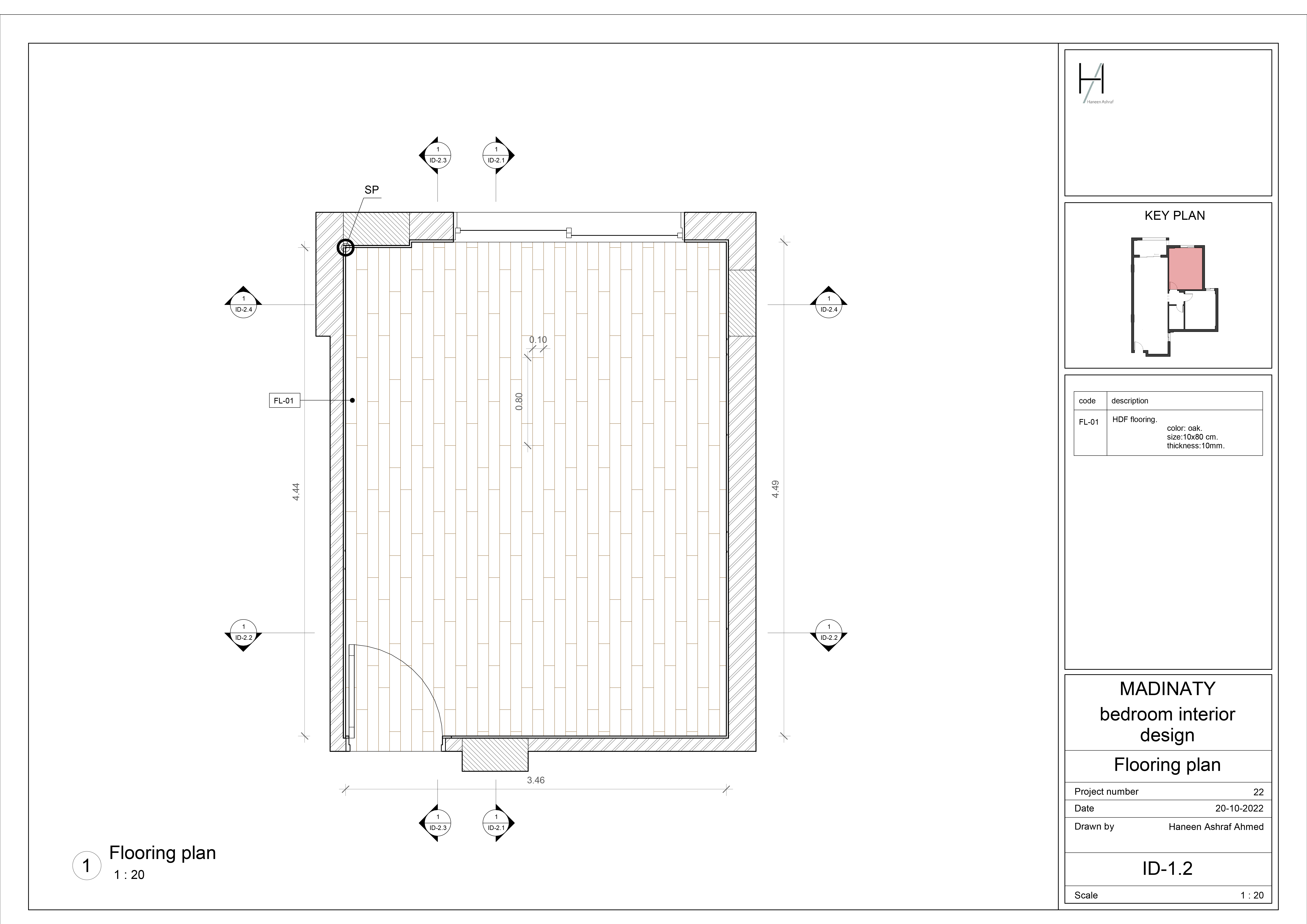 Interior shop drawings (bedroom)-9