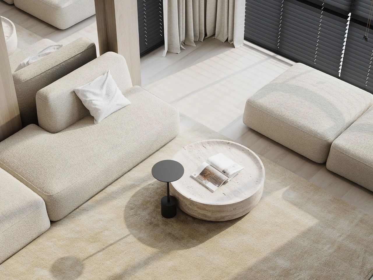 莫斯科简致素净的四口之家-72