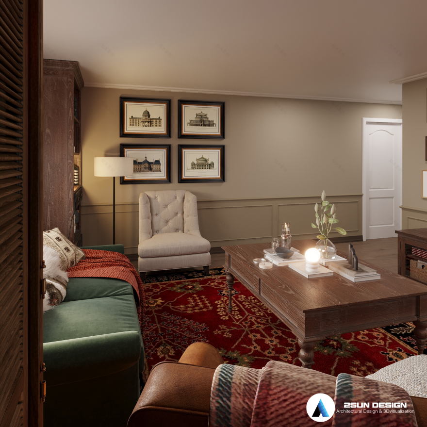 室内房屋;住宅内部(这里Interior House表述不太常见,Interior有内部之意,House是房屋,结合起来大致是上述意思) 丨澳大利亚墨尔本丨2SUN Studio-15