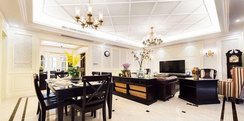 南昌绿地国际博览城160平美式风格设计-10