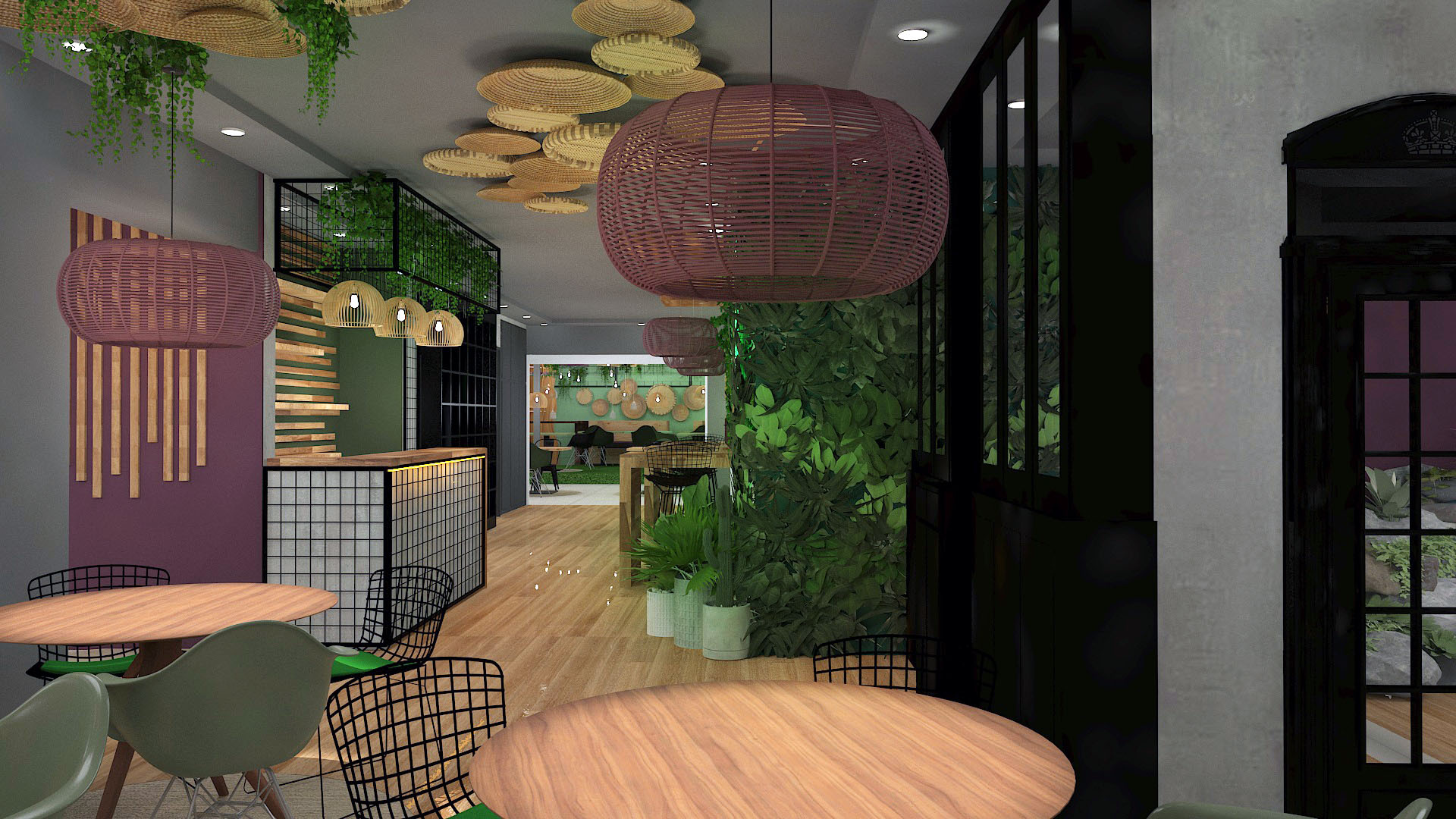 CENOGRAFIA AMBIENTAÇÃO - RESTAURANTE VEGANO-21