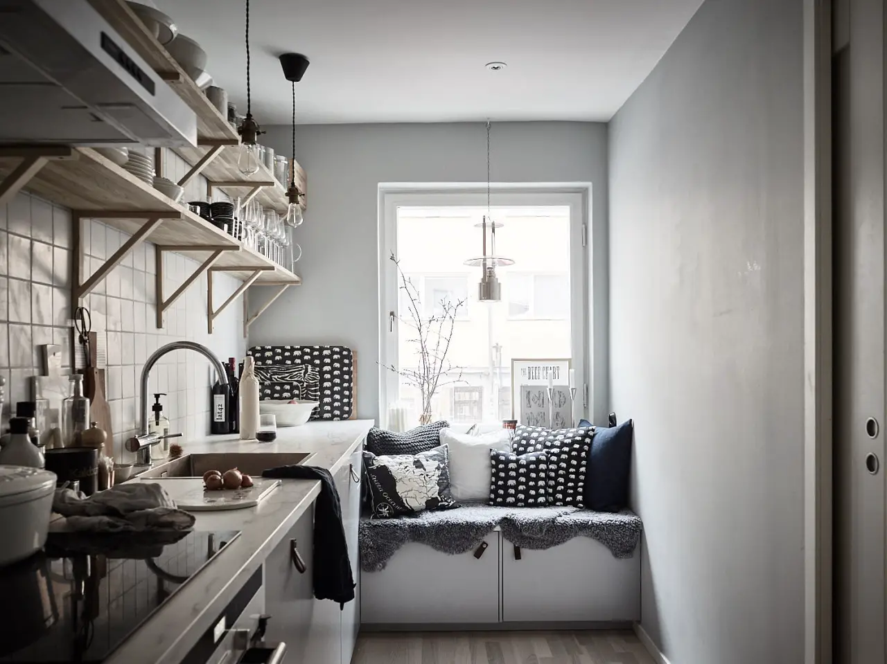 灰度空间 | Historiska 温馨公寓设计-11