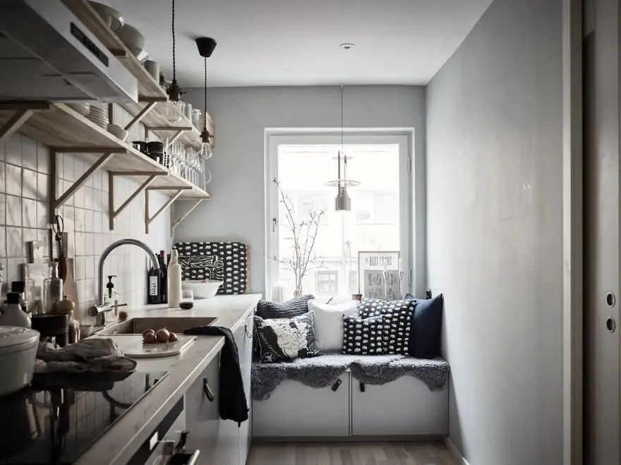 灰度空间 | Historiska 温馨公寓设计-11