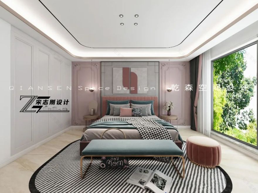 意式轻奢三江别墅丨乾森空间设计-42