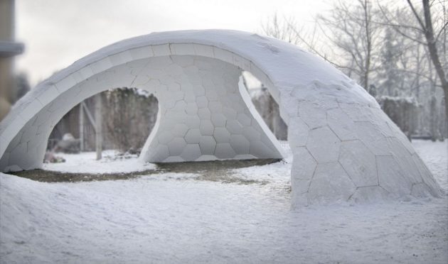 诺维萨德泡沫塑料冰屋展馆丨诺维萨德大学技术科学学院数字设计中心团队-38