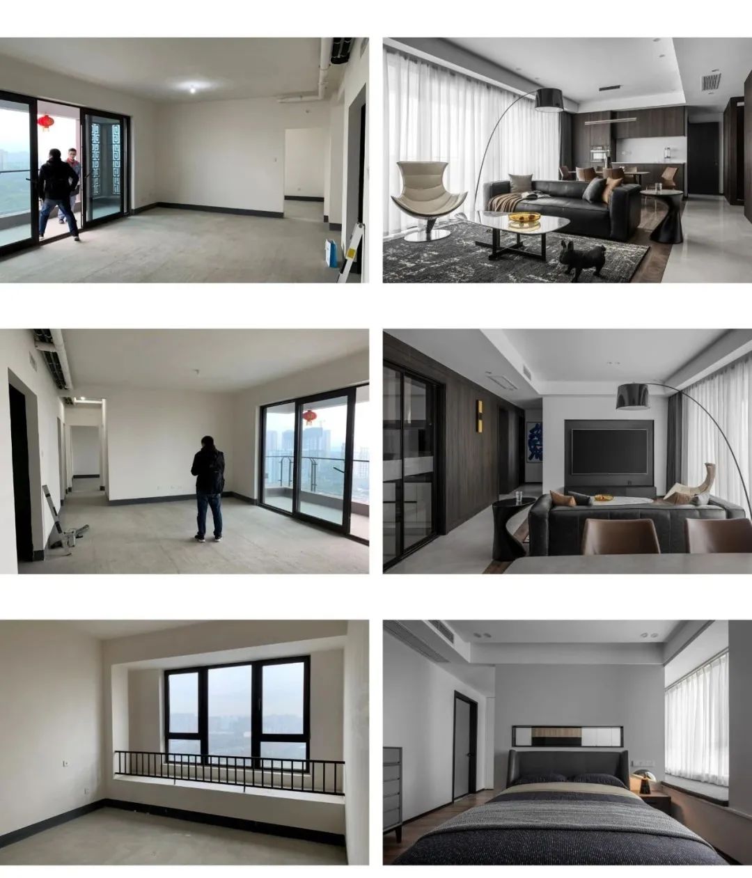 镜面+木质，沉浸式家居美学 | 宏福樘设计-55