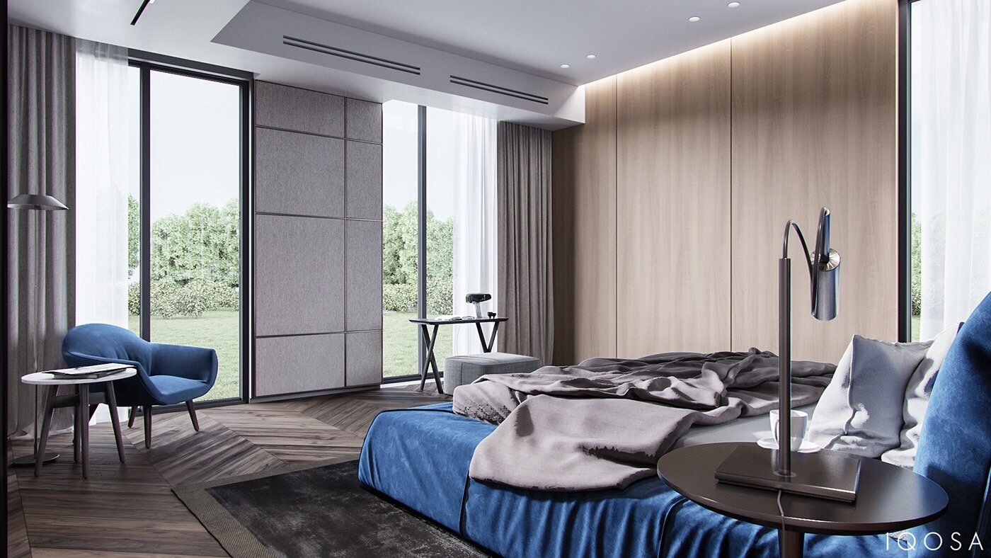 沙特利雅得·绅士高级灰住宅-11