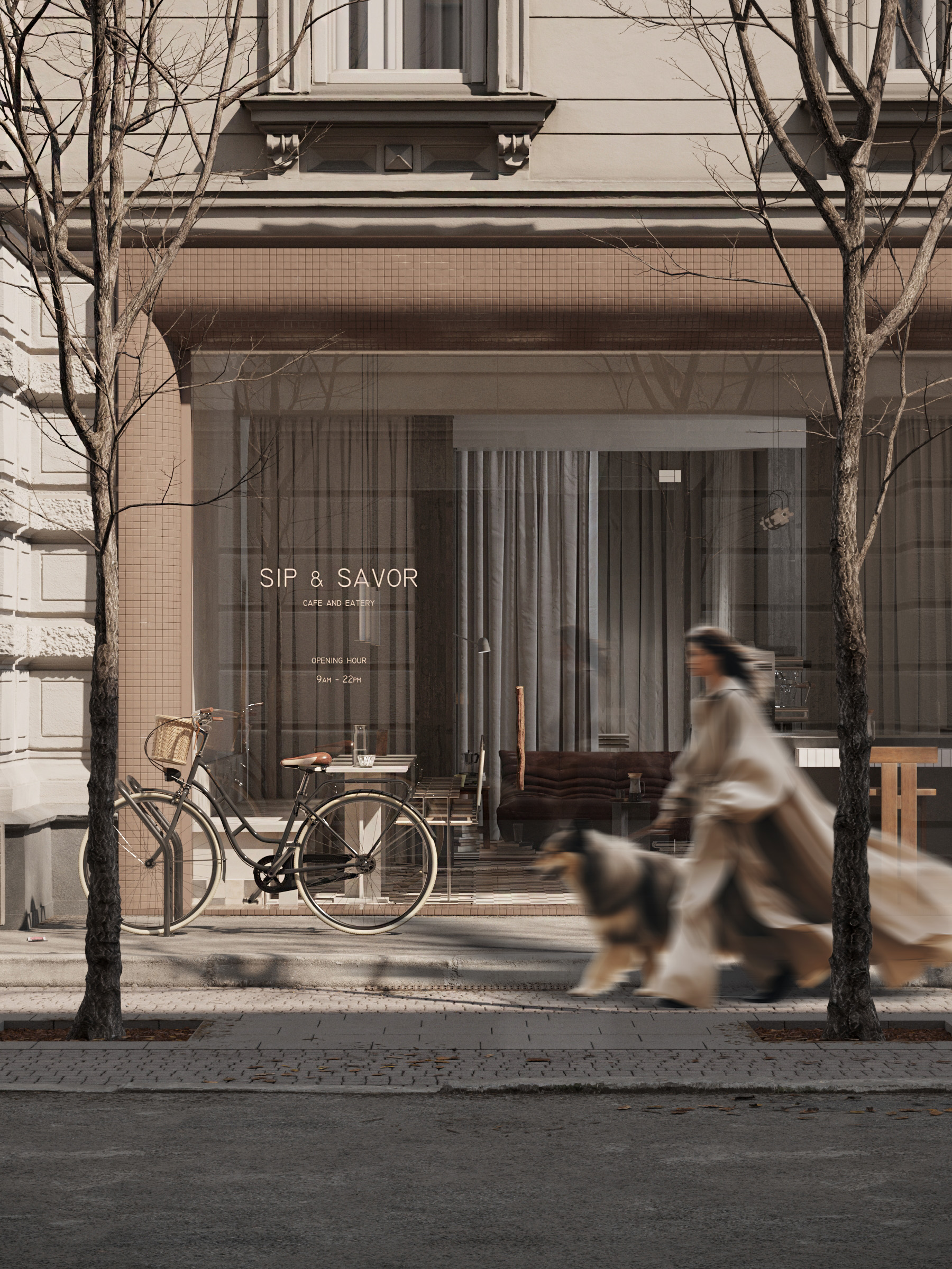 浅酌细品咖啡馆兼餐厅-48