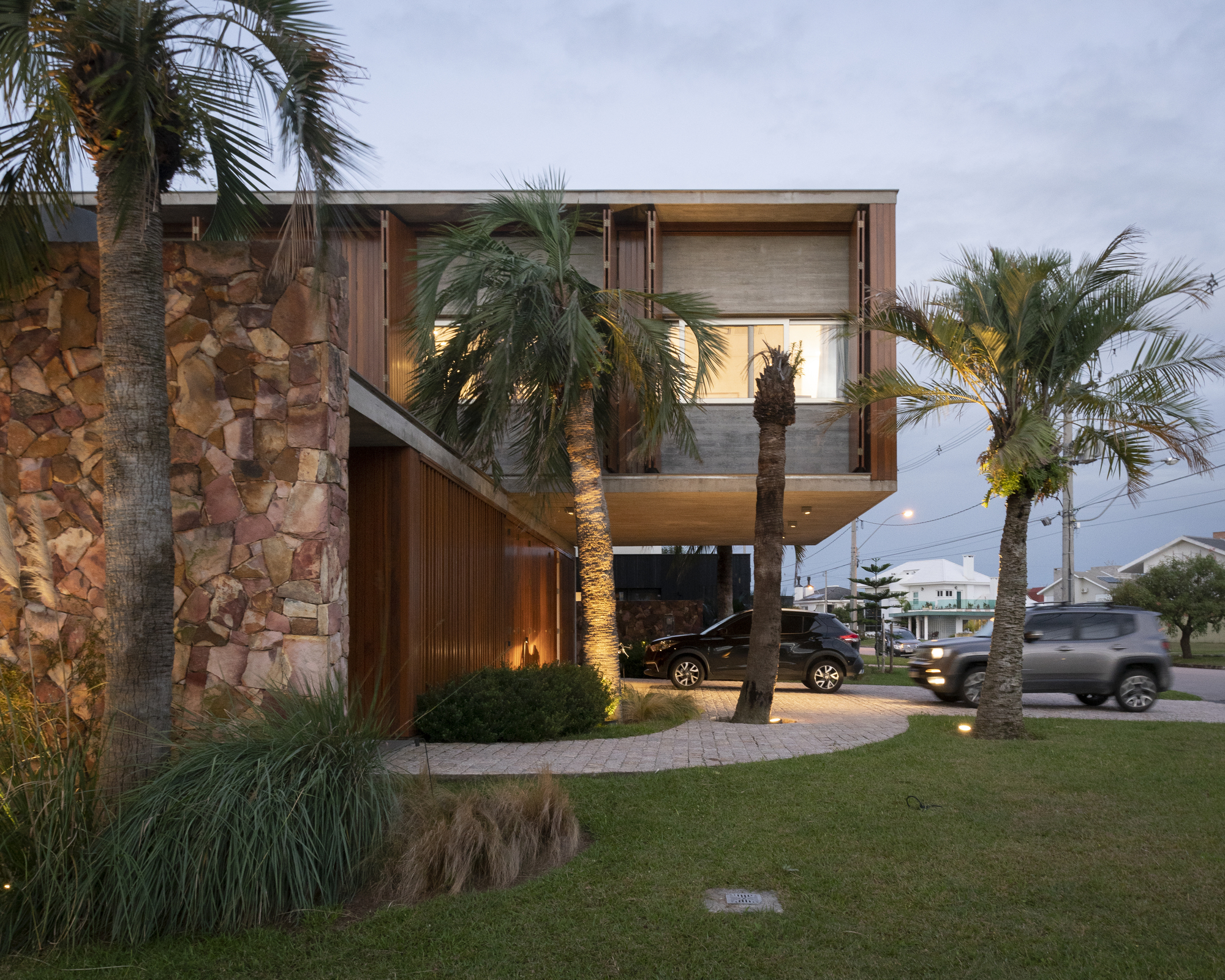 LSG #DM 住宅 | 混凝土棱镜与玻璃空间的互动-43