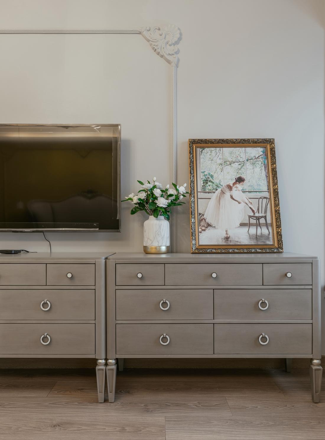 80㎡老屋变身的轻奢艺术空间-30