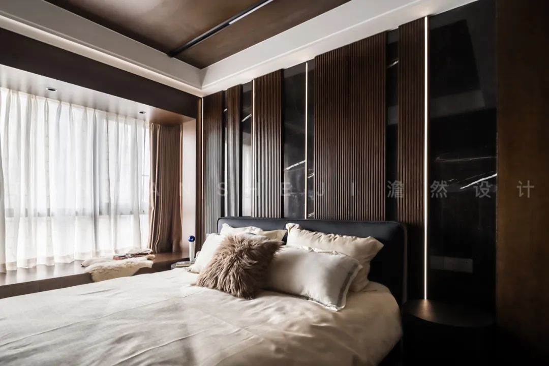 意式摩登风 · 招商云邸的三居室设计丨澹然团队-43