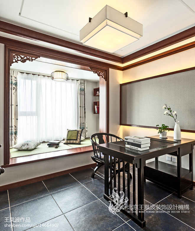40万元二居120平米装修案例（美式混搭人文情怀三口之家）丨中国海淀丨王凤波设计机构-23