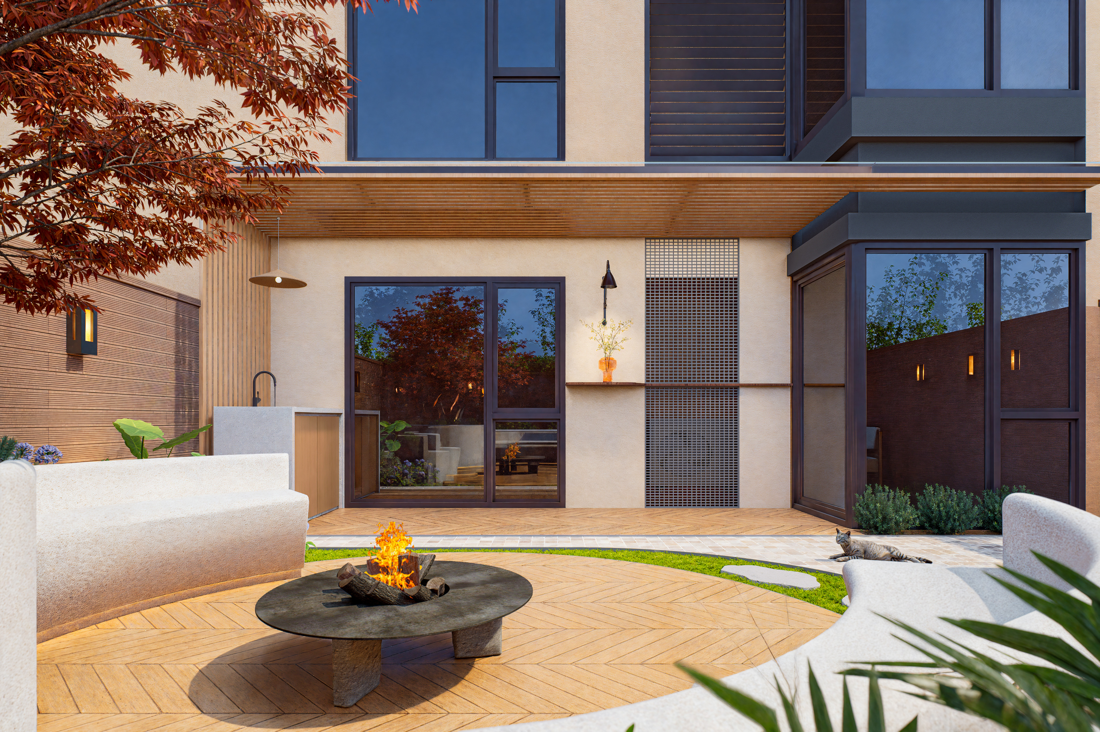 爆改27平小院 花园 庭院 设计 -4