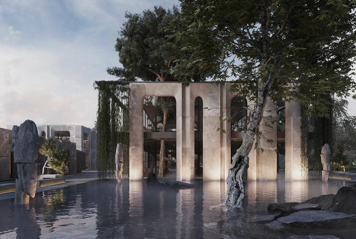 Sergey Makhno Architects 马赫诺乡村度假酒店概念方案-21