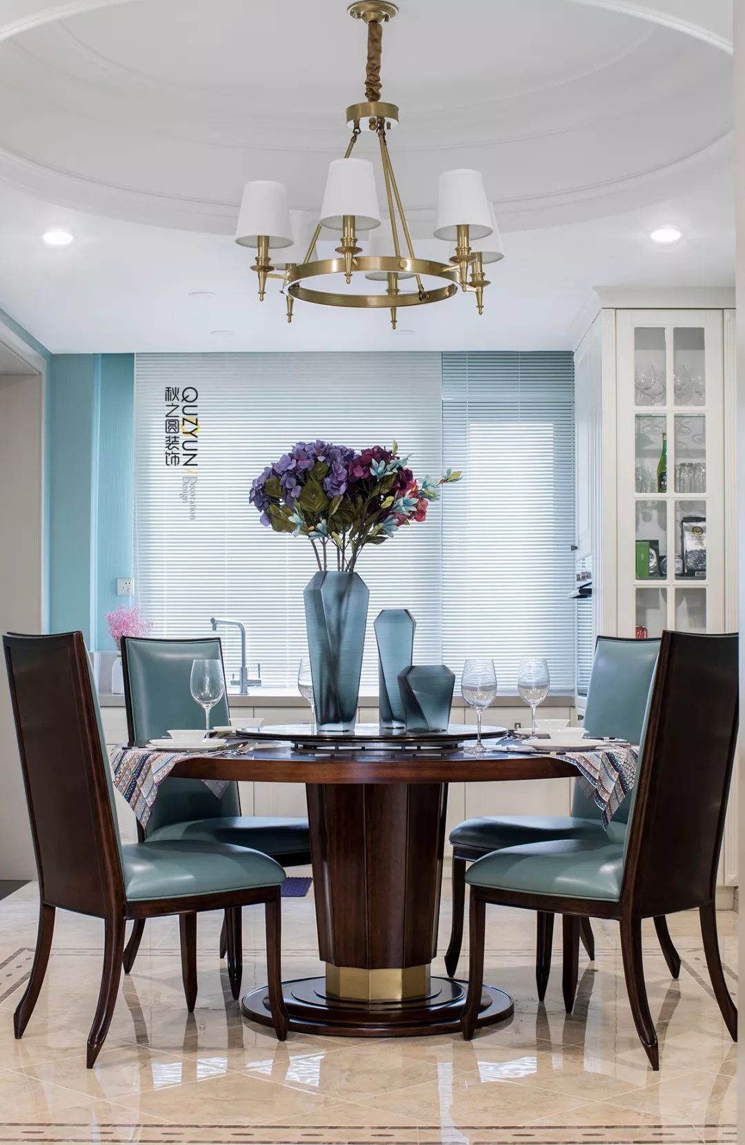 金地天际 | 蒂芙尼蓝调的现代美宅-17