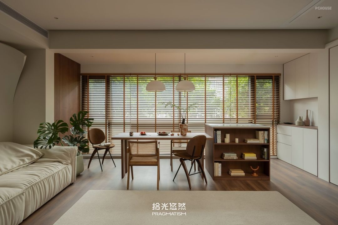 米棕色的度假氛围感,不被风格定义的“亲子乐园”丨拾光悠然设计-0