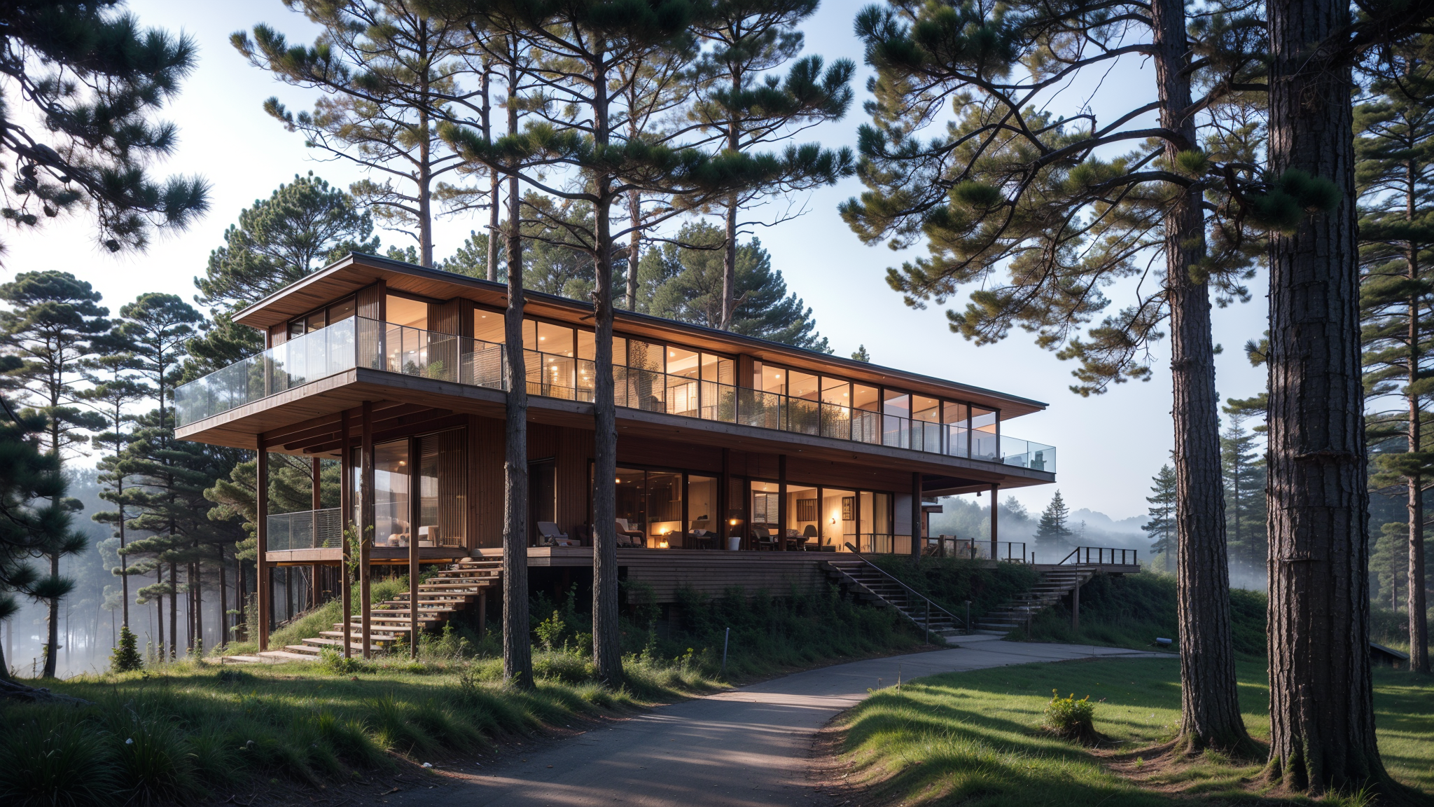 AI创意设计50-树屋篝火-18