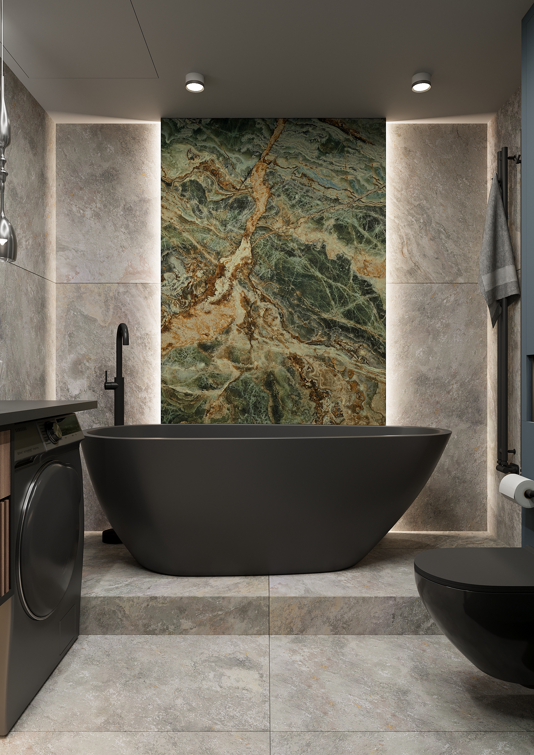 AuezovCity 小区两居室室内设计-57