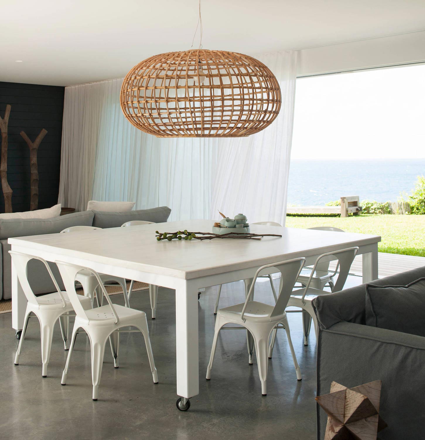 A simple white palette and natural textures contribute to a relaxed beach house vibe   CAANdesign  Architecture and home design blog-6