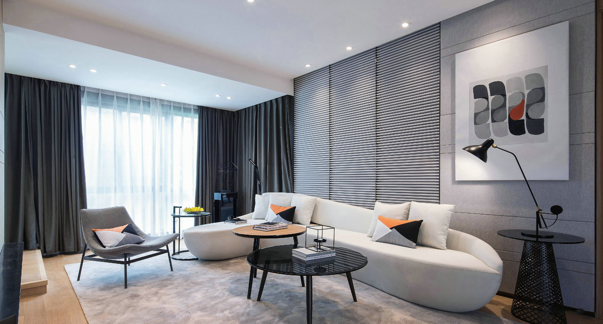 昆明东盟森林A1户型示范单位  柏舍设计-3