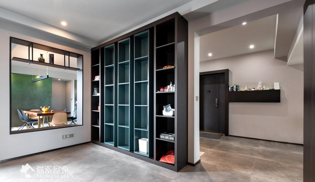 80 后海归 217㎡工业风家设计，全屋无主灯，餐厨一体，阳光房变榻榻米-57