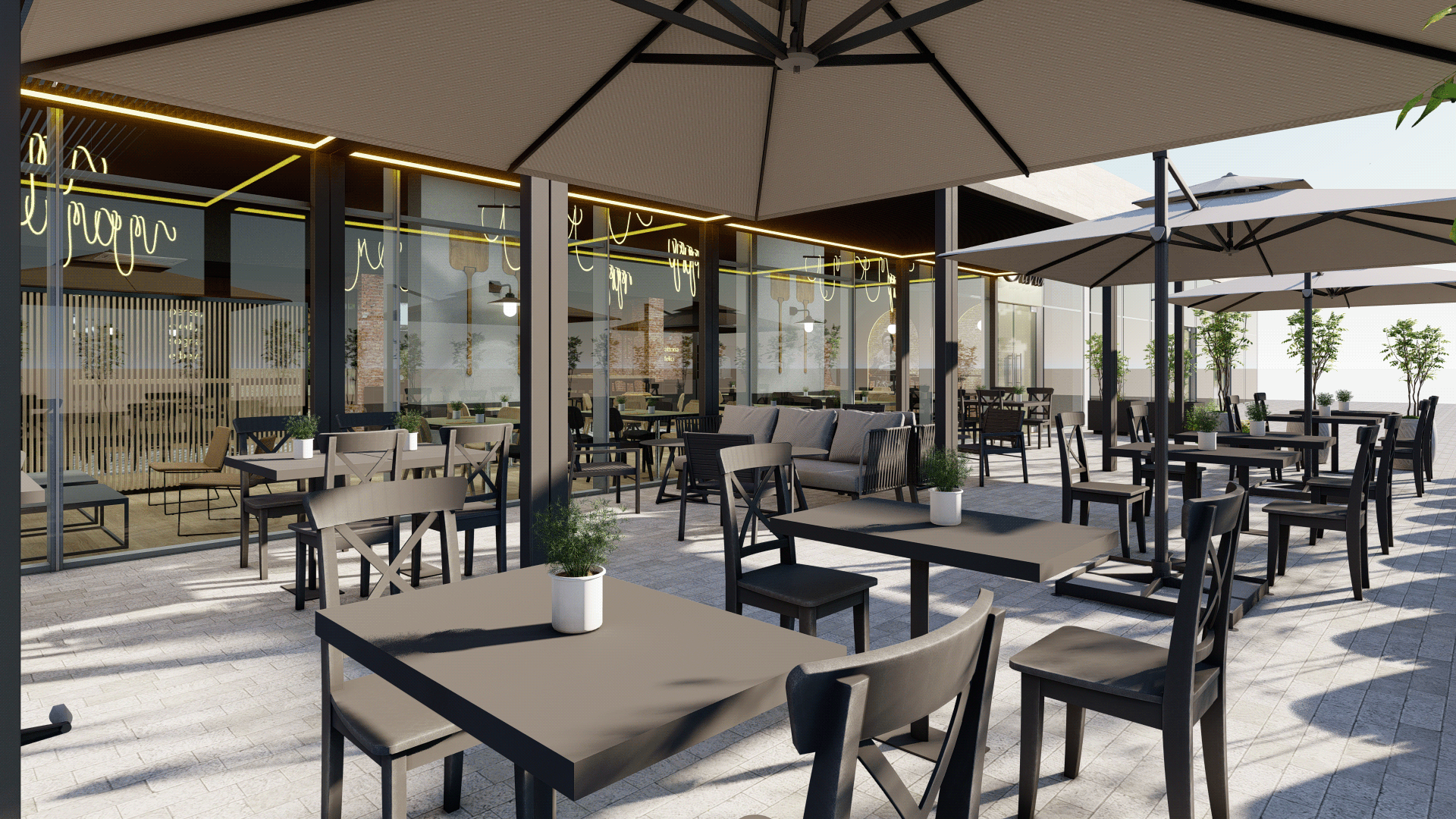 Atelier Domh 披萨店室内设计-31