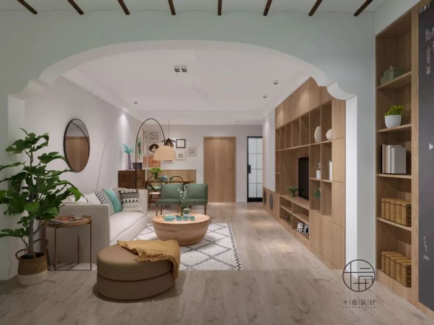 资中翡翠园 104㎡雅致闲适空间,十亩设计打造-15