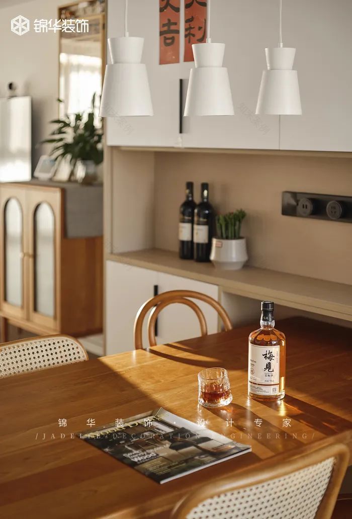 现代原木风家居设计丨锦华装饰-26