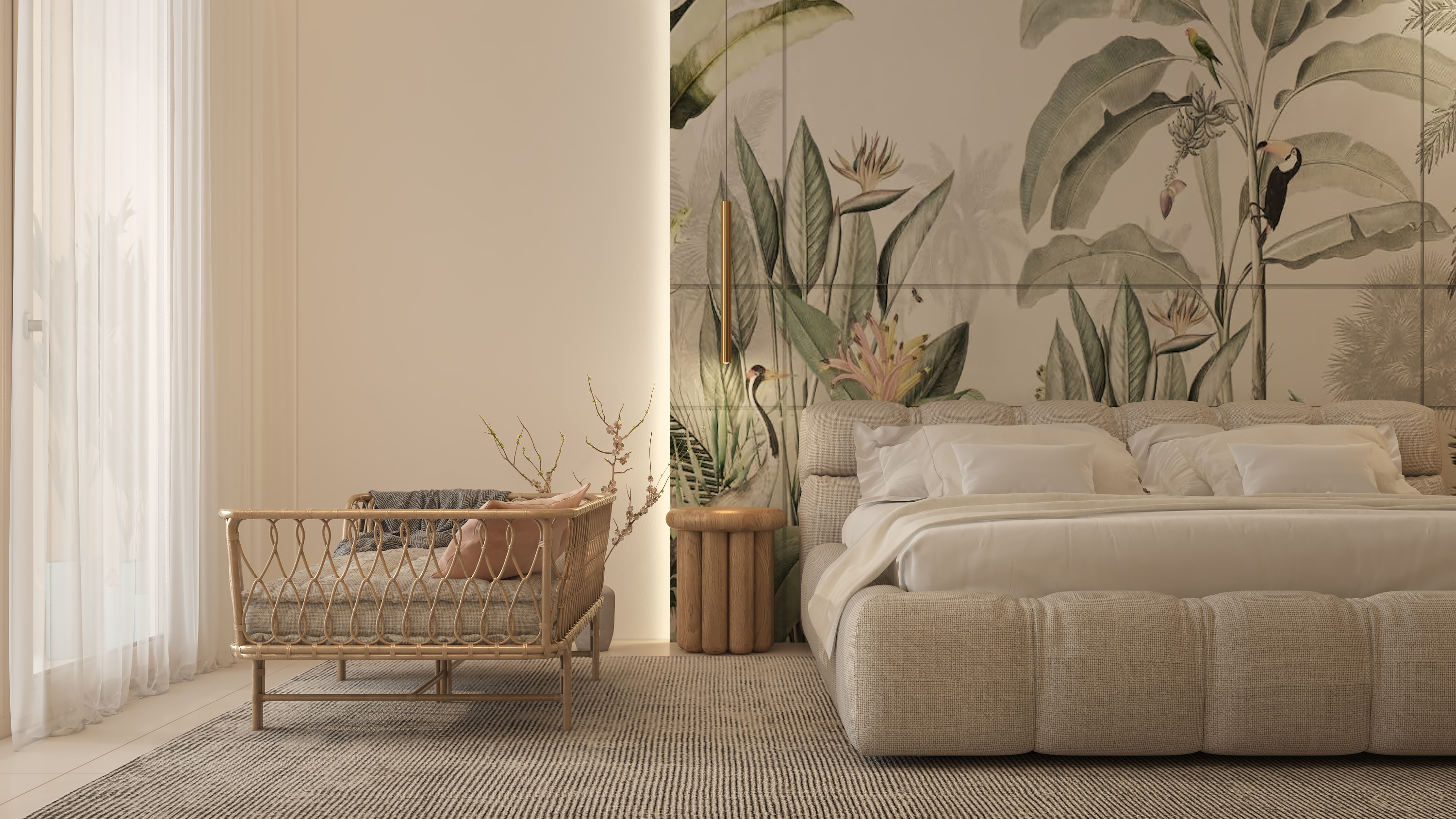 古纳住宅·主卧室丨Lint Design Studio-7