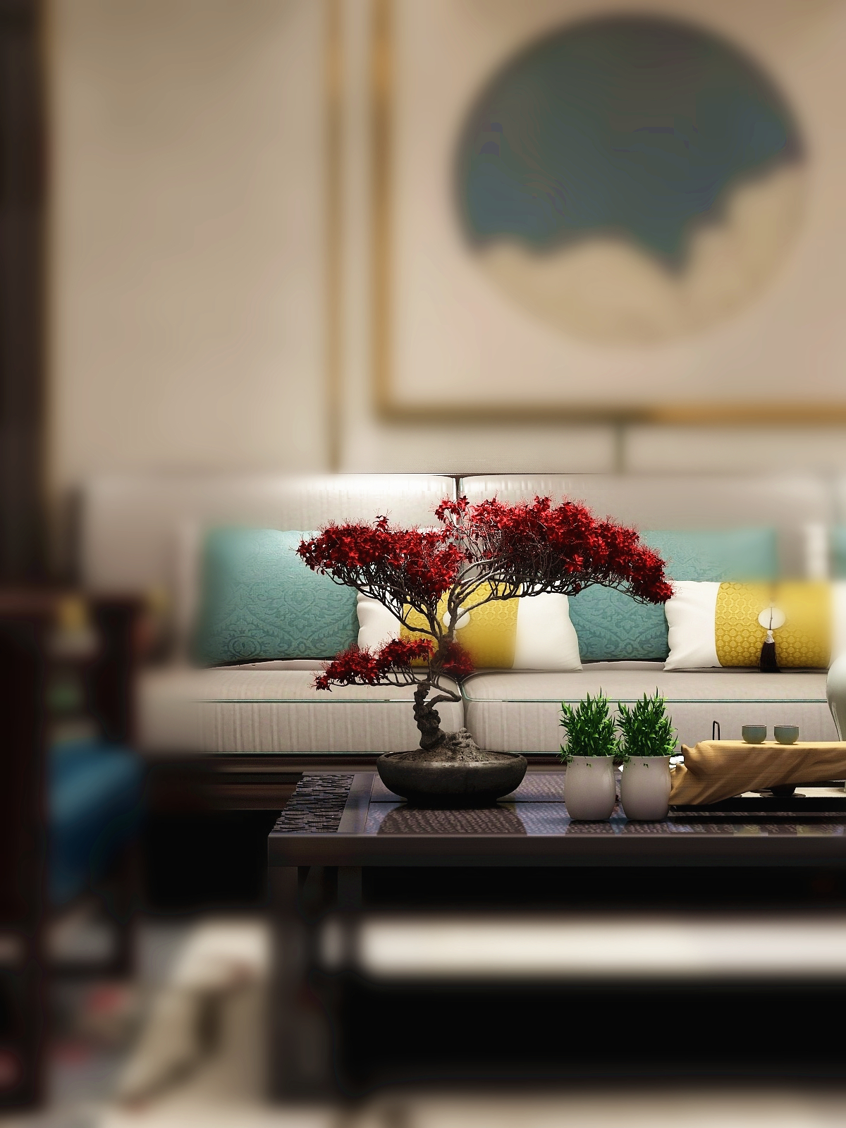 翠湖绿洲新中式空间-8